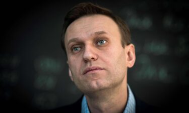 Russian opposition leader Alexei Navalny looks on during an interview with AFP at the office of his Anti-corruption Foundation (FBK) in Moscow in 2018.