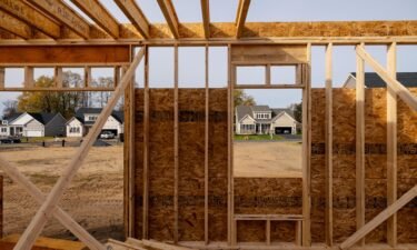 New home construction surged last month.
