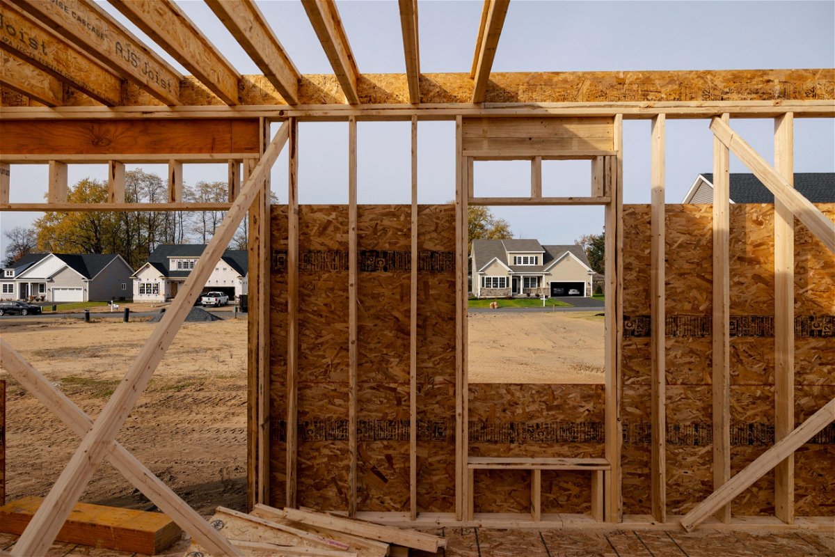 <i>Angus Mordant/Bloomberg/Getty Images</i><br/>New home construction surged last month.