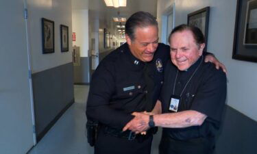 Officer Kenneth Crawford serves as chief chaplain of the Los Angeles Police Department Chaplain Corps.