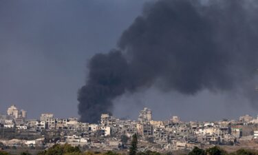 A picture taken in southern Israel near the border with the Gaza Strip on December 11