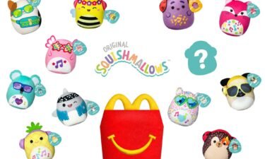 McDonald's is launching a Squishmallows Happy Meal in the US on December 26.