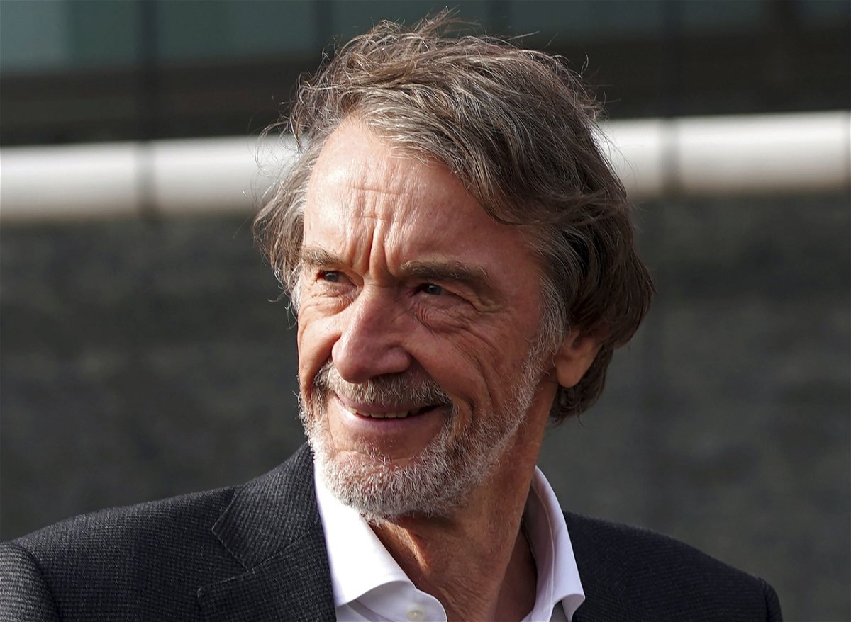 <i>Peter Byrne/Press Association/AP</i><br/>Manchester United announced Sunday that British petrochemical billionaire Sir Jim Ratcliffe purchased a 25% stake in the famed English Premier League soccer club.