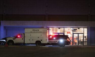 Colorado Springs Police Department investigators continue working the scene at Citadel Mall late Sunday after authorities said a deadly shooting occurred at the shopping center on Christmas Eve.