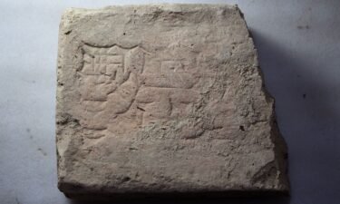 This ancient mud brick was stamped with an inscription mentioning the Mesopotamian king Iakun-Diri. Researchers sampled it for their study and are excited about how artifacts like this can help us to study Earth’s magnetic fields.