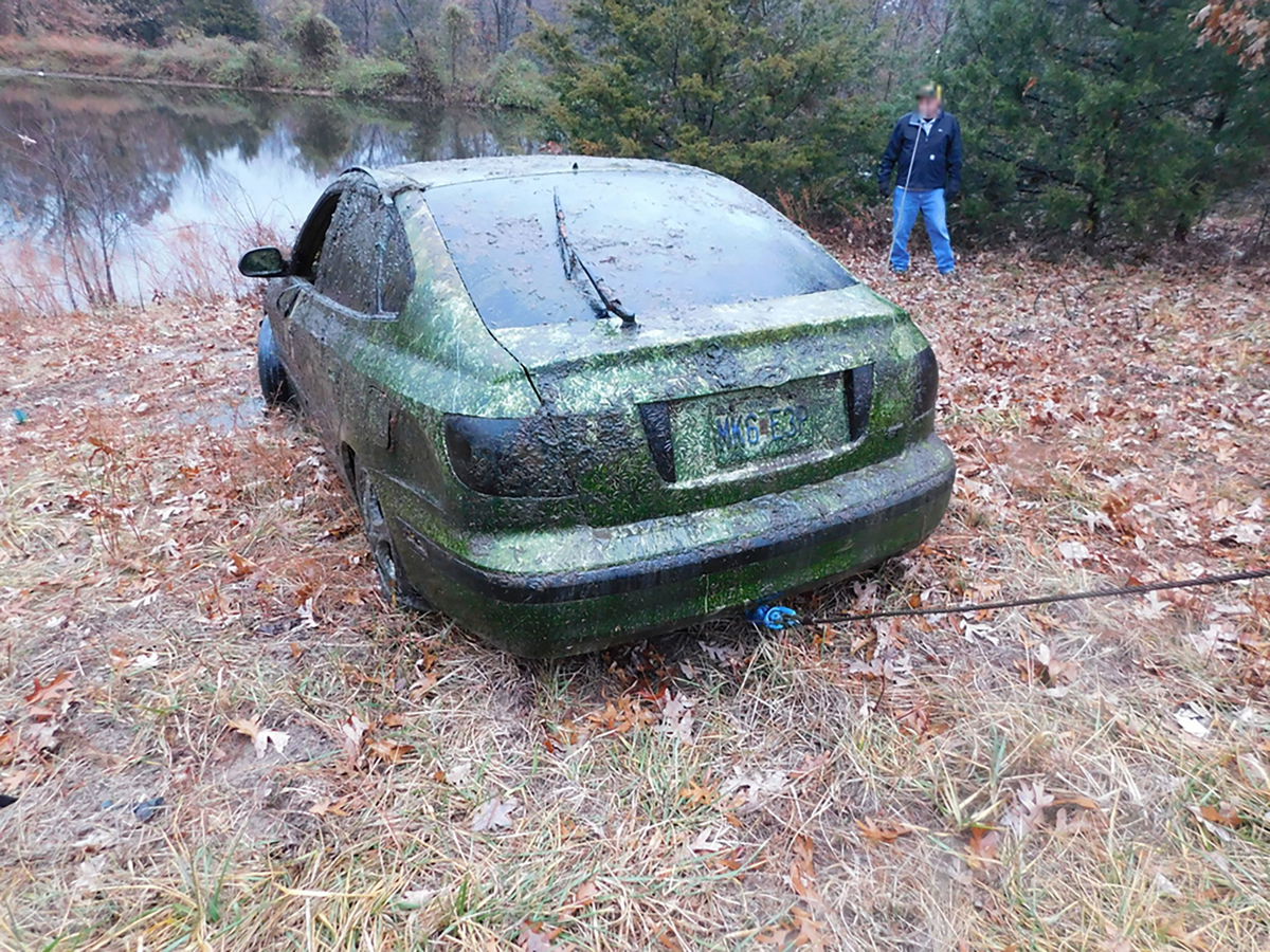 <i>Camden County Sheriff's Office</i><br/>A Hyundai belonging to Donnie Erwin was found after a YouTuber went searching for clues related to the man's disappearance 10 years ago.