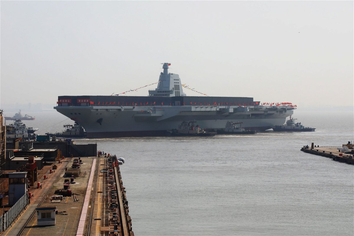 <i>Visual China Group/Getty Images</i><br/>China's third aircraft carrier