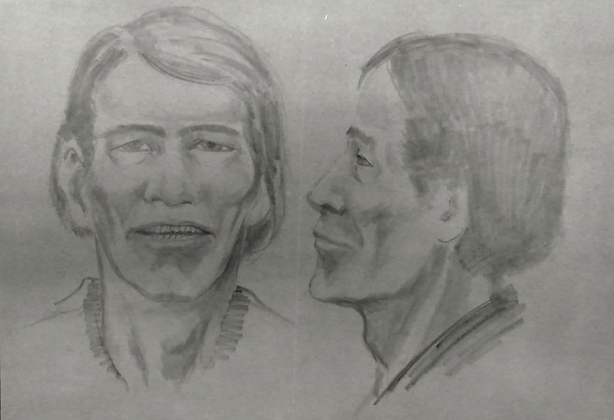 <i>Mohave County Sheriff's Office</i><br/>Authorities in 1976 created a composite sketch of the victim's probable likeness.
