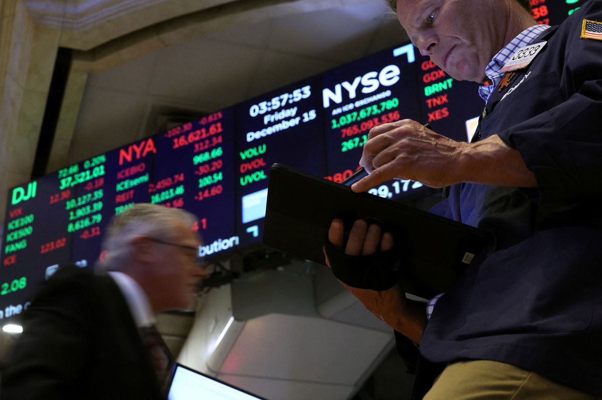 <i>Brendan McDermid/Reuters</i><br/>Traders work on the floor at the New York Stock Exchange in New York City