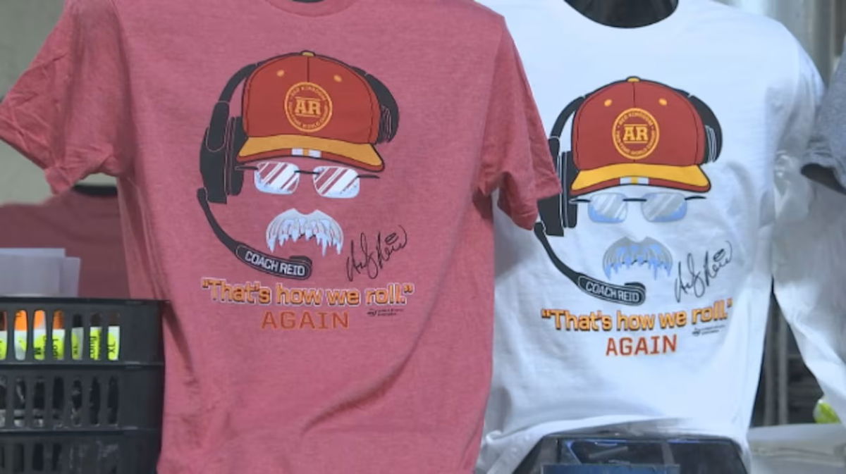 Parkville company gets approval from Andy Reid to make frozen mustache  shirts