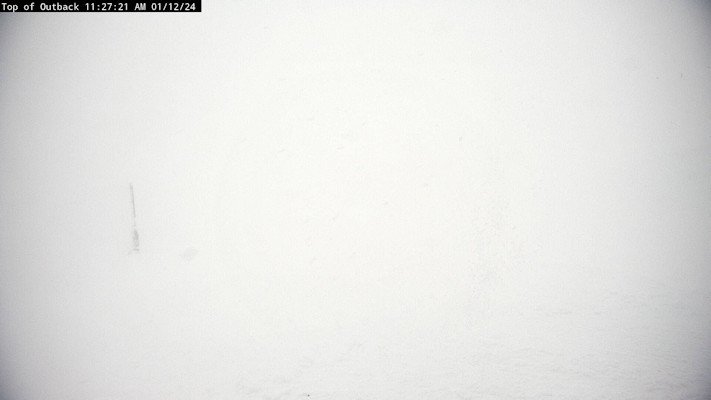 At Mt. Bachelor, Tumalo Mountain and the top of Pine Marten were out there ... somewhere, amid high winds and near whiteout conditions Friday