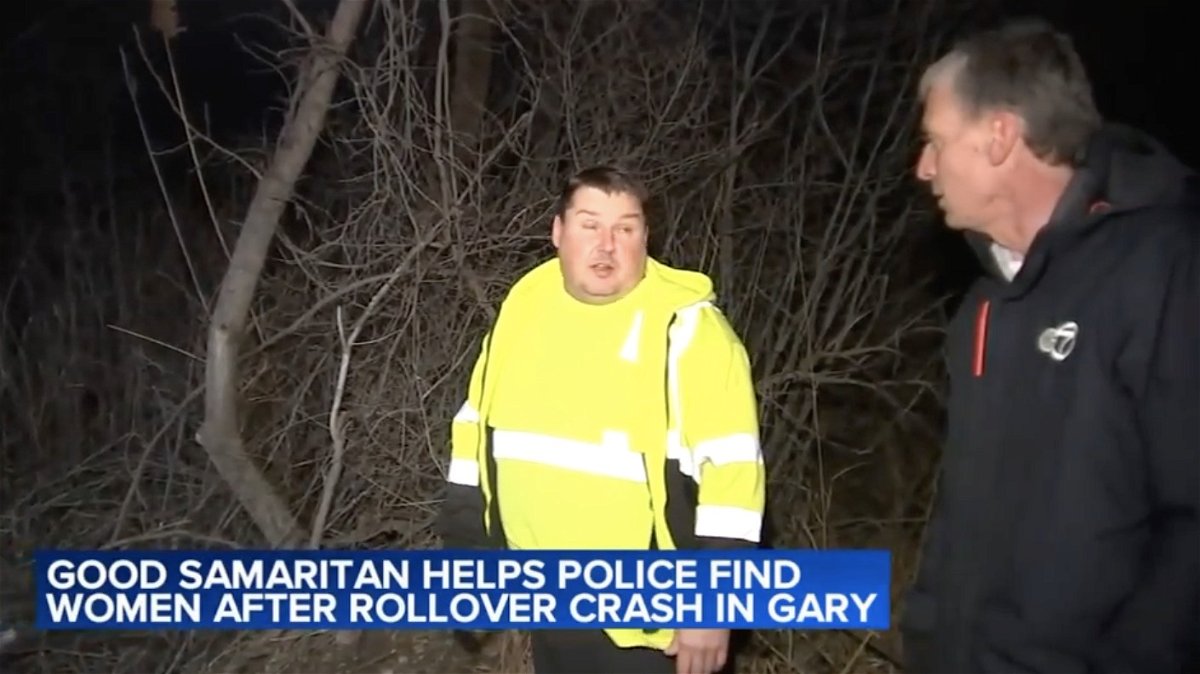 <i>WLS</i><br/>A Good Samaritan stepped in to flag down help after a serious crash Monday morning in Gary