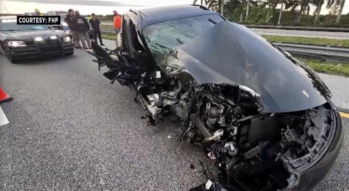 <i>WSVN</i><br/>Authorities responded to reports of a hit-and-run crash after a reckless driver collided with a Florida Highway Patrol trooper vehicle