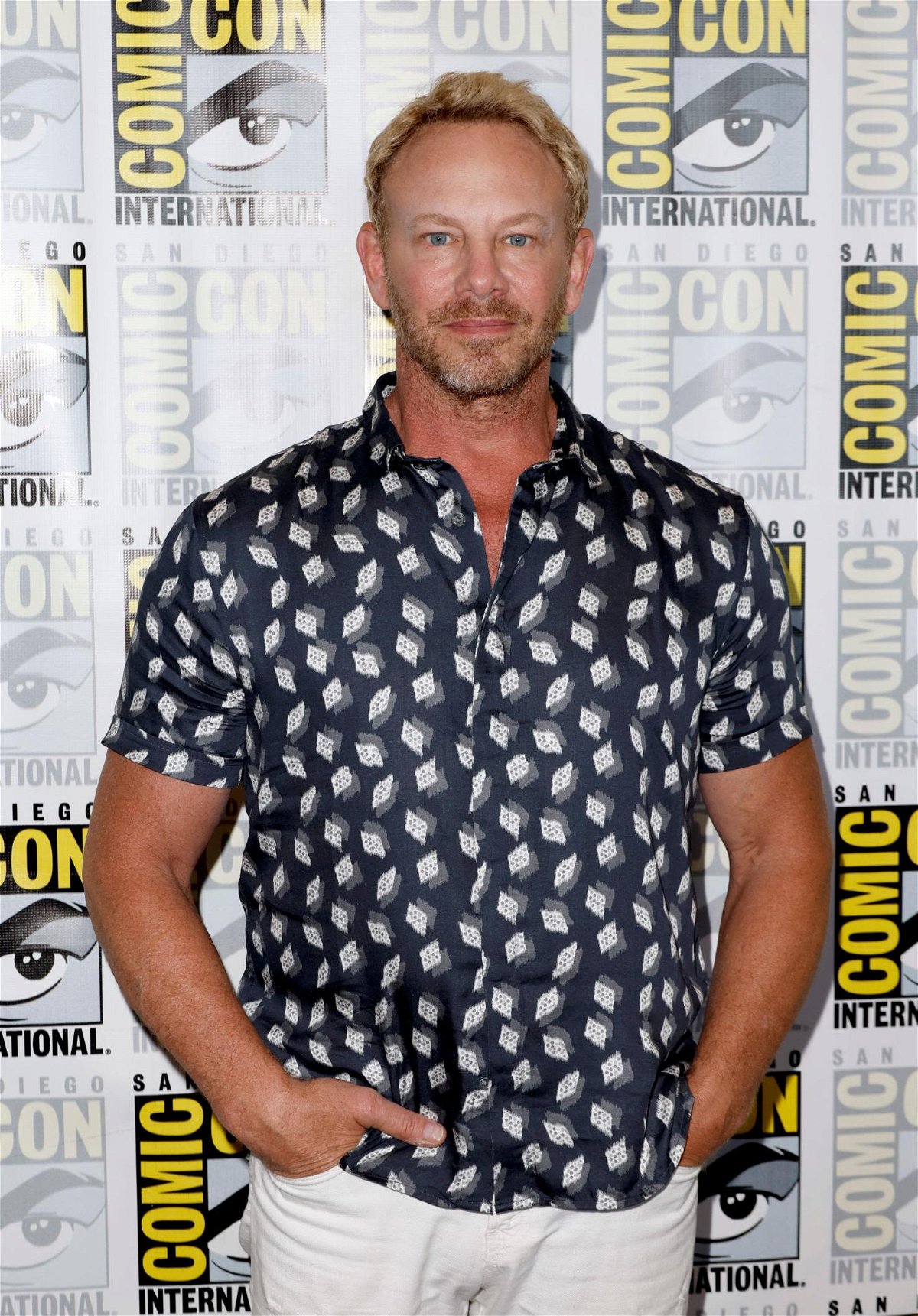 <i>Frazer Harrison/Getty Images</i><br/>Ian Ziering had an altercation with a group of bikers in Los Angeles.