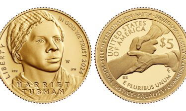The Harriet Tubman Silver Dollar commemorates the bicentennial of her birth.