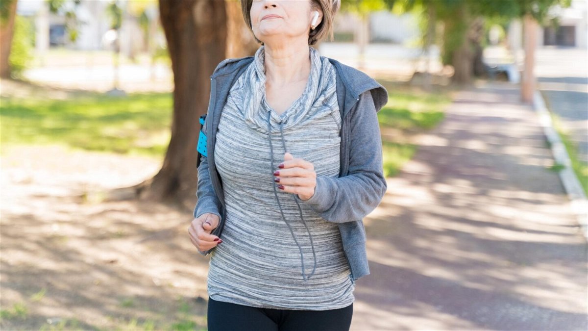 <i>Antonio_Diaz/iStockphoto/Getty Images</i><br/>Incorporating breath work with a walking routine can increase the function of your breathing muscles so they won’t get tired as quickly.
