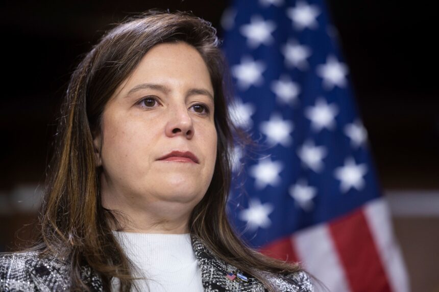 Elise Stefanik echoes Trump when asked about January 6 prisoners three ...