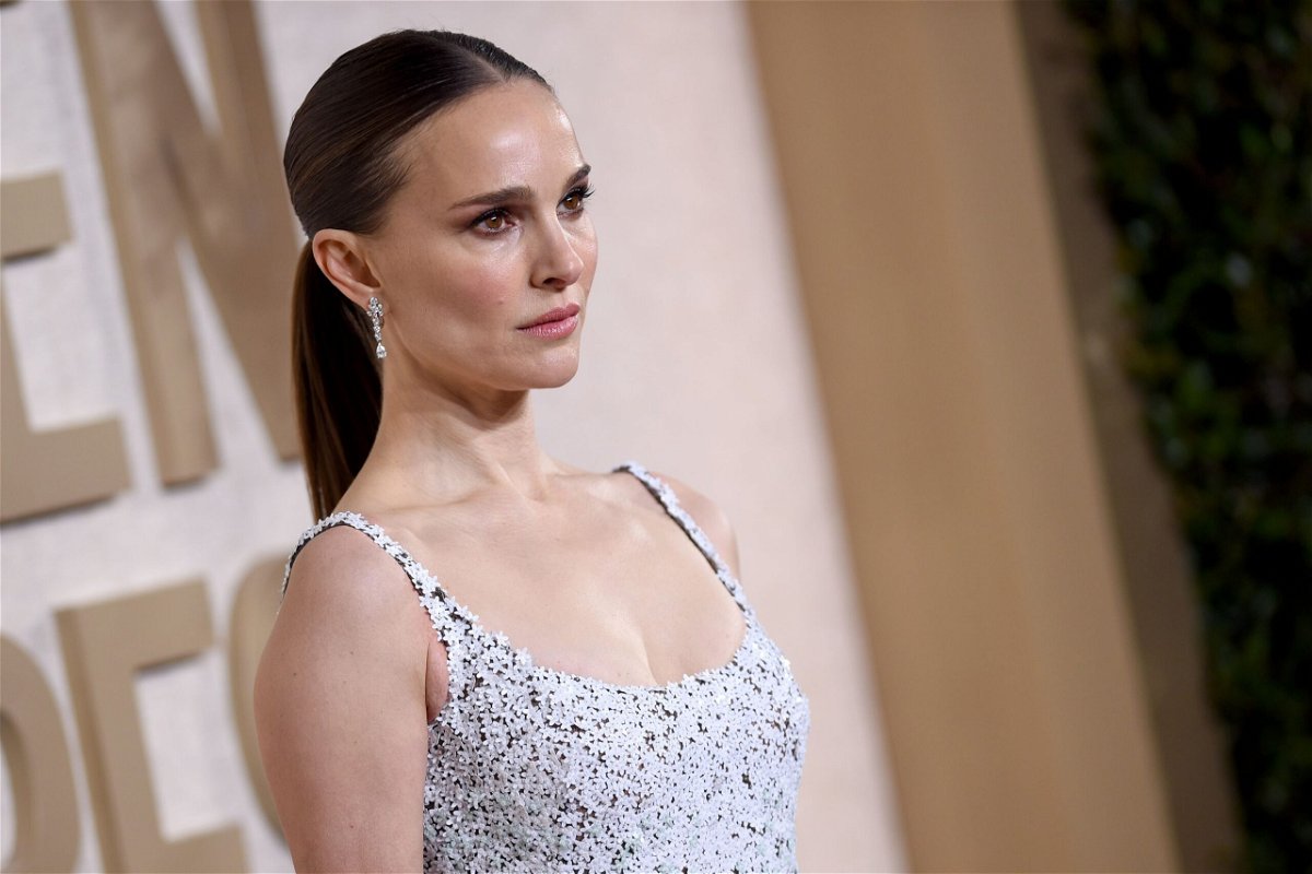 <i>Lionel Hahn/Getty Images</i><br/>Natalie Portman pictured at the Golden Globe Awards on January 7.