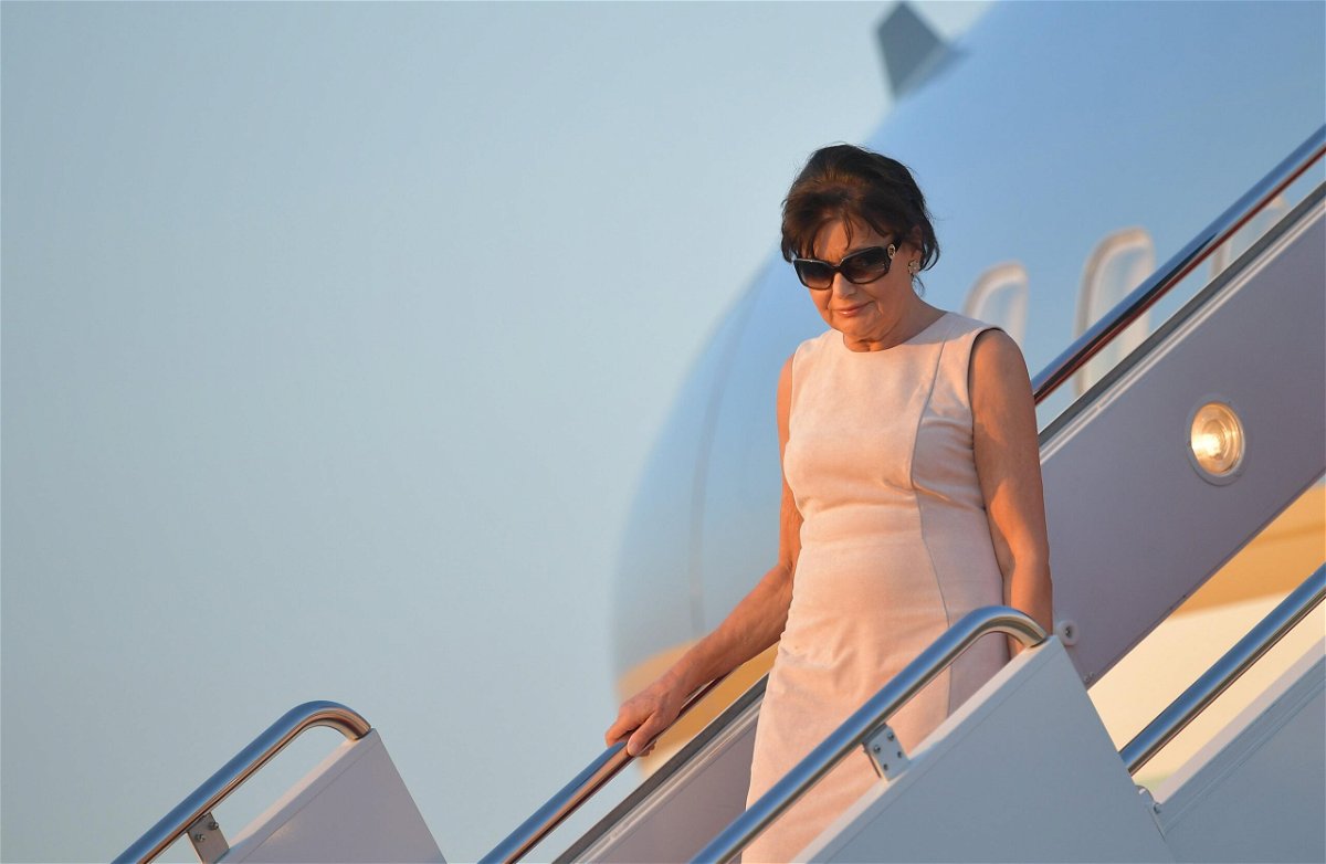<i>Mandel Ngan/AFP/Getty Images</i><br/>The mother of former first lady Melania Trump