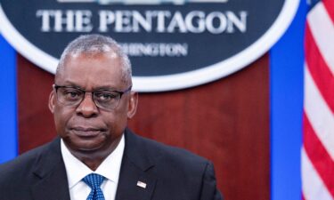 Secretary of Defense Lloyd Austin makes remarks at a virtual Ukraine Defense Contact Group (UDCG) meeting