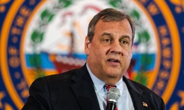 Republican presidential candidate former New Jersey Gov. Chris Christie announces he is dropping out of the race during a town hall campaign event on Wednesday