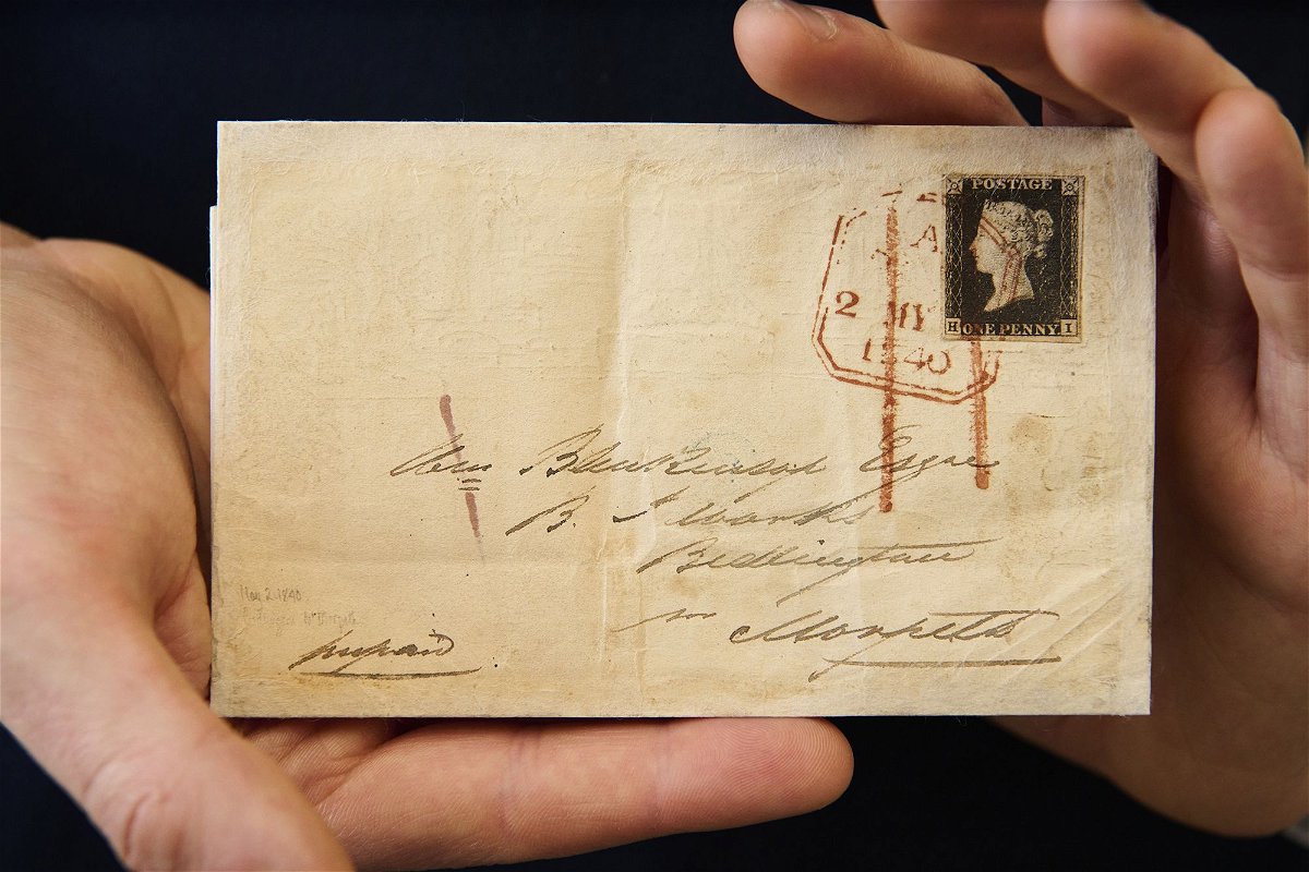 <i>Sotheby's</i><br/>The first known piece of mail sent using a stamp is to be auctioned for up to $2.5 million.