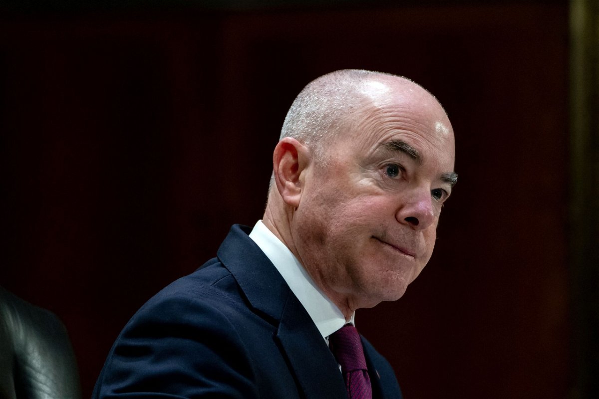 <i>Stefani Raynolds/AFP/Getty Images</i><br/>House Republicans are plotting to swiftly impeach Homeland Security Secretary Alejandro Mayorkas early this year
