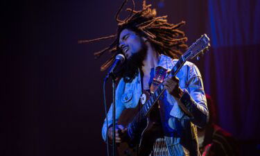 Kingsley Ben-Adir as "Bob Marley" in "Bob Marley: One Love" from Paramount Pictures.