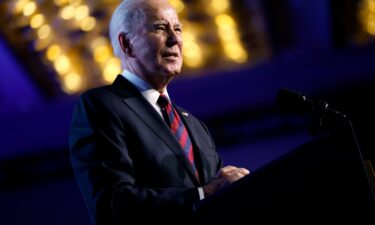 US President Joe Biden at the United Auto Workers conference in Washington