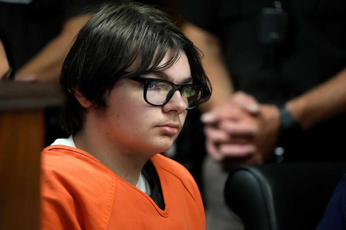 <i>Carlos Osorio/AP/FILE</i><br/>The attorneys representing Ethan Crumbley's mother against manslaughter charges have sought to compel the 17-year-old to testify in court.