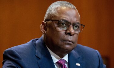 Secretary of Defense Lloyd Austin listens during the Senate Appropriations Committee Subcommittee on Defense at the U.S. Capitol on May 3