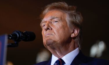 Former President Donald Trump speaks at a campaign event in Rochester