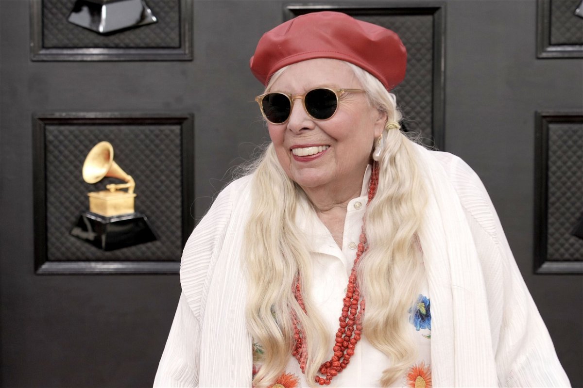 <i>Gary Miller/Getty Images/File</i><br/>Nine-time Grammy Award winner Joni Mitchell is nominated for Best Folk Album at the 2024 Grammys.