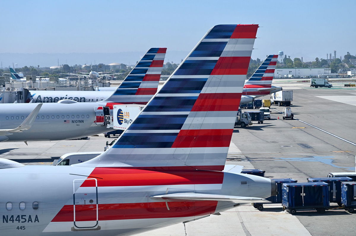 <i>Daniel Slim/AFP/Getty Images</i><br/>American Airlines added 1989 and 87 flight numbers to the Super Bowl.