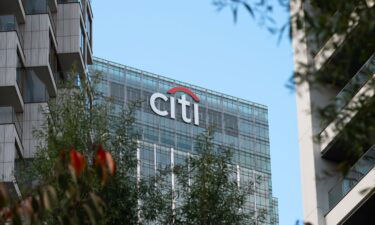 The Citi building in Canary Wharf on November 4