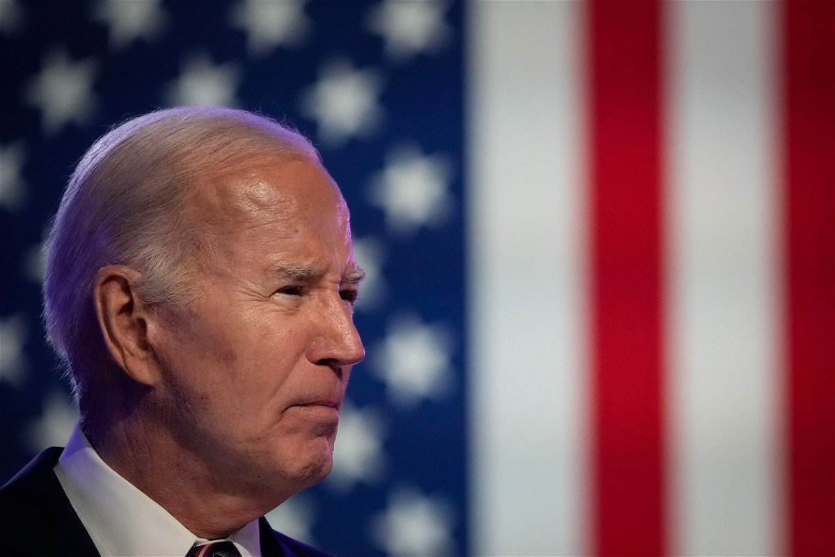 <i>Drew Angerer/Getty Images</i><br/>U.S. President Joe Biden speaks during a campaign event at Montgomery County Community College January 5