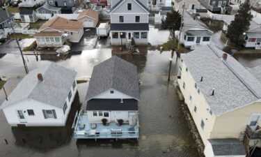 Flood waters in Hampton