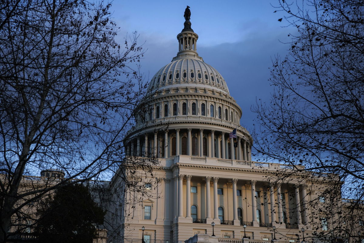 <i>Samuel Corum/Getty Images</i><br/>Senate Majority Leader Chuck Schumer announced he will bring legislation to the Senate floor Tuesday to fund the government into March as a shutdown deadline looms Friday.