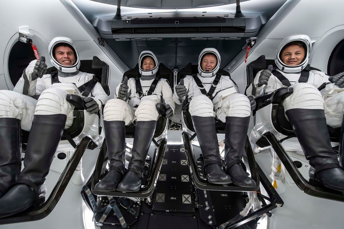 <i>Courtesy of Axiom Space</i><br/>SpaceX is set to launch a four-person crew to the International Space Station on behalf of Axiom Space