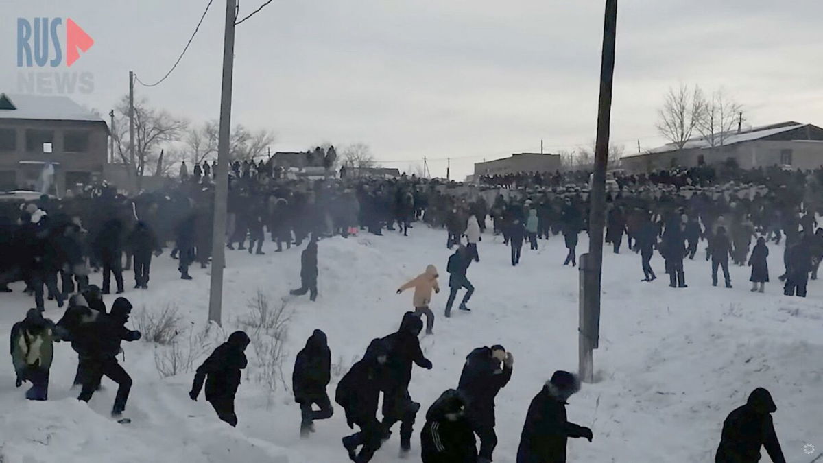 <i>RusNews/Reuters</i><br/>Protesters rallied in support of activist Fail Alsynov after he was convicted for inciting ethnic hatred