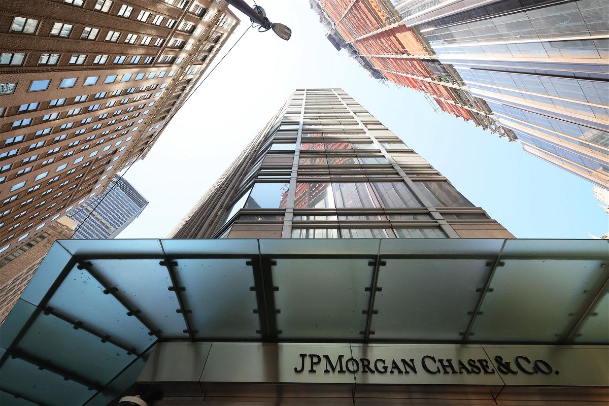 <i>Michael M. Santiago/Getty Images</i><br/>Banks across the US and Europe have reported a surge in cyber attacks over the past few years. Pictured is the JPMorgan Chase headquarters building in New York City.