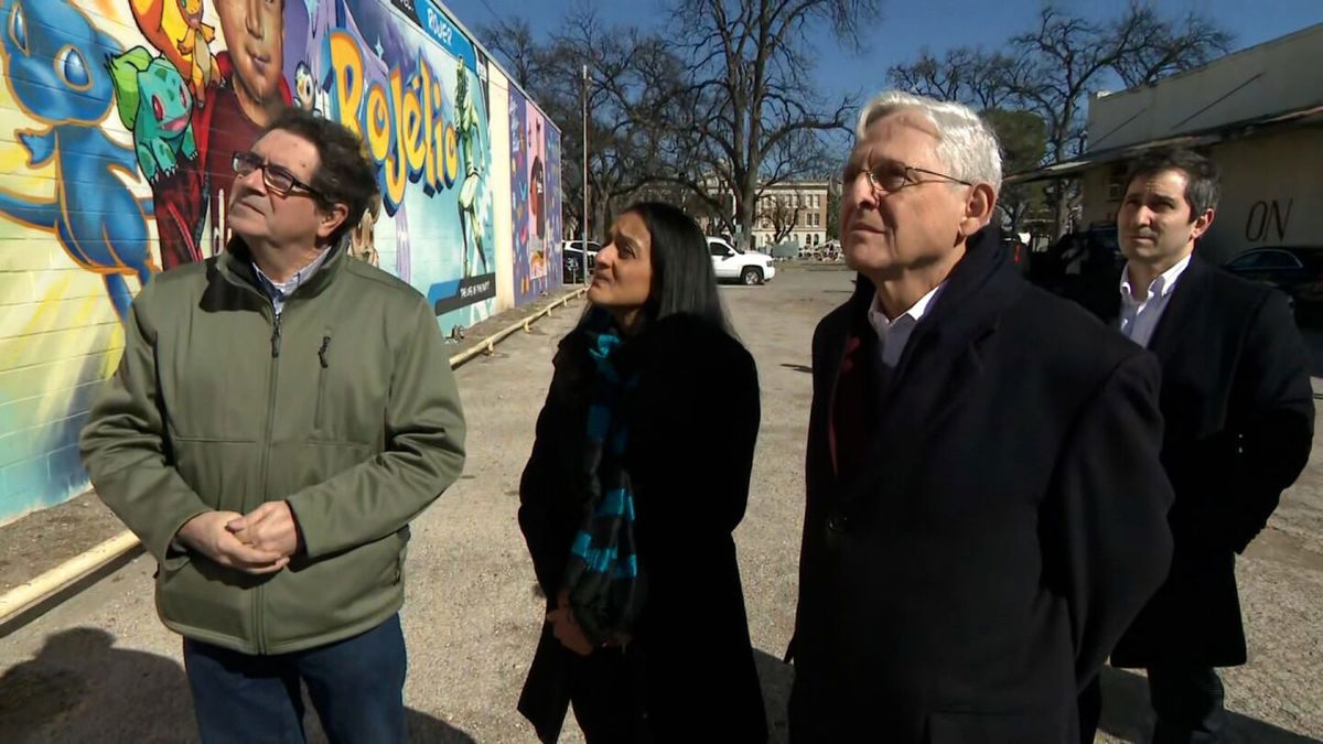 <i>Pool</i><br/>Attorney General Merrick Garland takes a tour of Uvalde