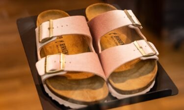 Birkenstock sandals at a store in New York