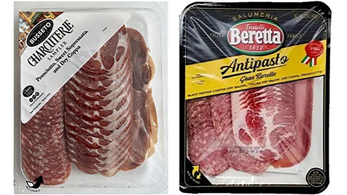 <i>CDC</i><br/>Charcuterie meat products that may be contaminated.