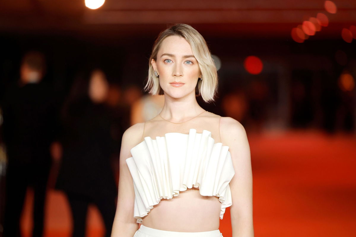 <i>Emma McIntyre/Getty Images</i><br/>Saoirse Ronan at the 2023 Academy Museum of Motion Pictures 3rd Annual Gala in Los Angeles.