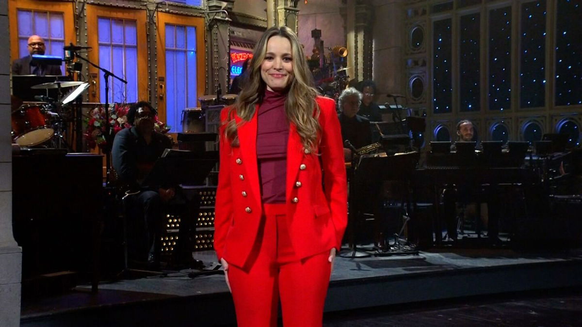 <i>From NBC</i><br/>Rachel McAdams on 'Saturday Night Live' in January.