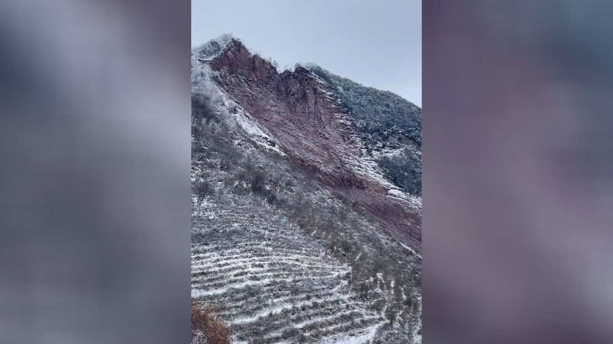 <i>Reuters</i><br/>A landslide in Liangshui