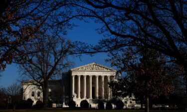 A group of states led by Republican attorneys general told the U.S. Supreme Court on Monday that social media companies should be treated as utilities such as telephone or telegraph companies. Pictured is a view of the U.S. Supreme Court building in Washington