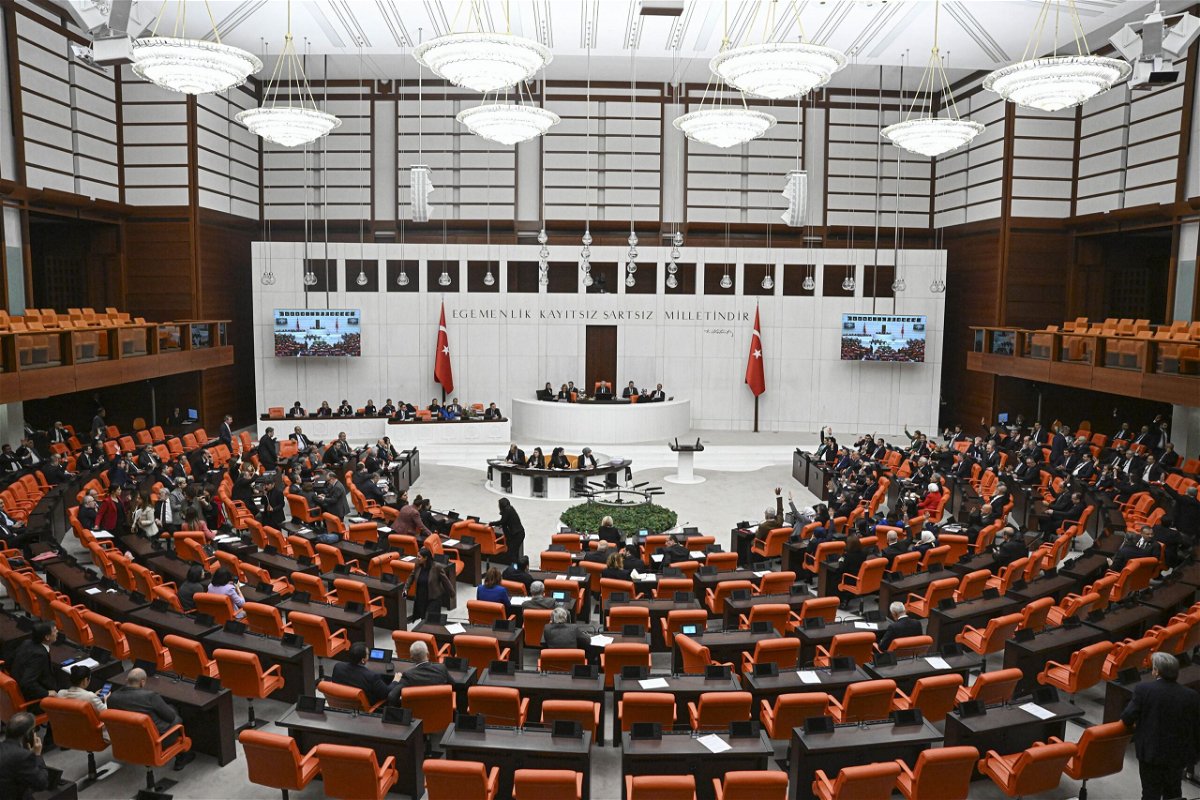 <i>Metin Aktas/Anadolu/Getty Images</i><br/>The Turkish parliament voted Tuesday