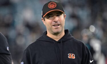 Brian Callahan looks on during his time as offensive coordinator of the Cincinnati Bengals.